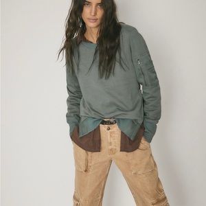 Free People x Nicholas K Bomber Sweatshirt